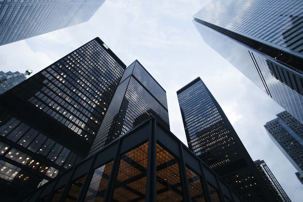 Commercial property building exterior